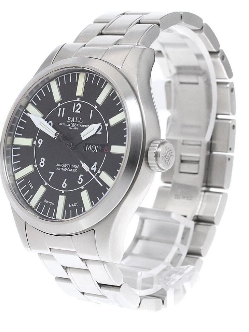 BALLWATCH Engineer Master II NM1080C-S1-BK Day date Automatic Men's Watch_963307
